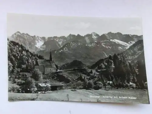 Alte AK Streichen Achental Wilder Kaiser [aP882]