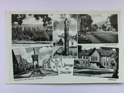 Alte AK Springe an der Deister Mehrbildkarte [aP891]