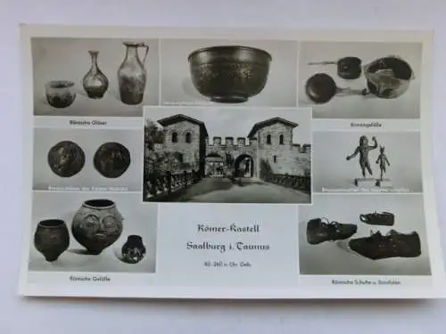 Alte AK Römer Kastell Saalburg Taunus [aP896]