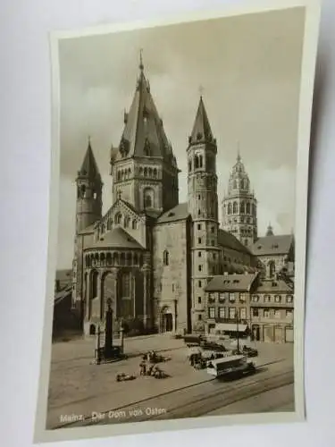Alte AK Mainz Dom von Osten [aP916]