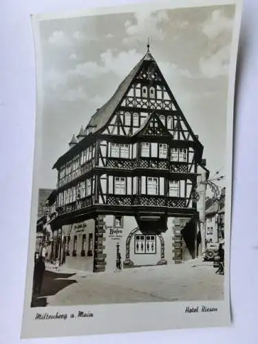 Alte AK Miltenberg Hotel Riesen [aP930]