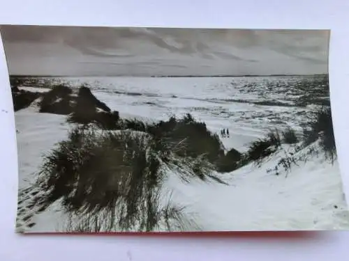 Alte AK St. Peter Ording Dünen am Strand [aP285]