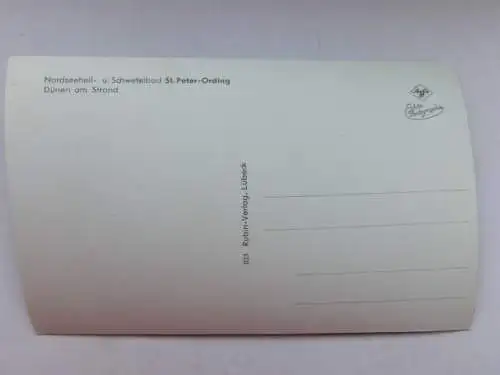 Alte AK St. Peter Ording Dünen am Strand [aP285]