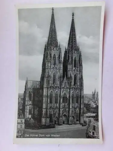 Alte AK Köln Dom von Westen [aP480]