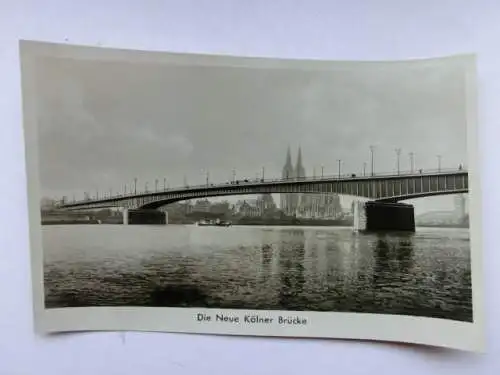 Alte AK Köln Neue Kölner Brücke [aP332]