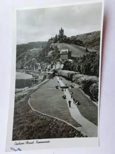 Alte AK Cochem Mosel Promenade [aP548]