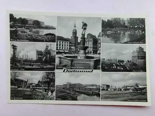 Alte AK Dortmund Mehrbildkarte [aP564]