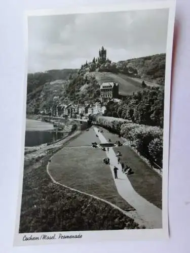 Alte AK Cochem Promenade [aP582]