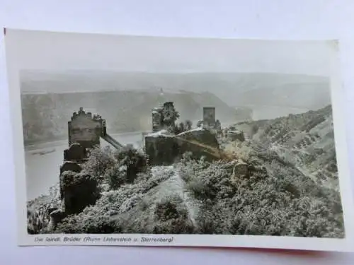 Alte AK Ruine Liebenstein u. Sterrenberg [aP595]