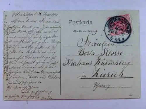 Alte AK Der Mummelsee Schwarzwald m. Post u. Telegraph [aP605]