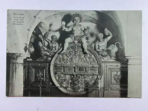Alte AK Bremen Bachusfass Ratskeller [aP606]