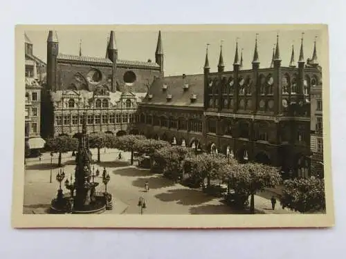 Alte AK Lübeck Rathaus [aP630]