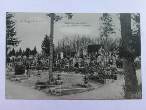 Alte AK Rethel Kriegsgräber Soldatenfriedhof [aP649]