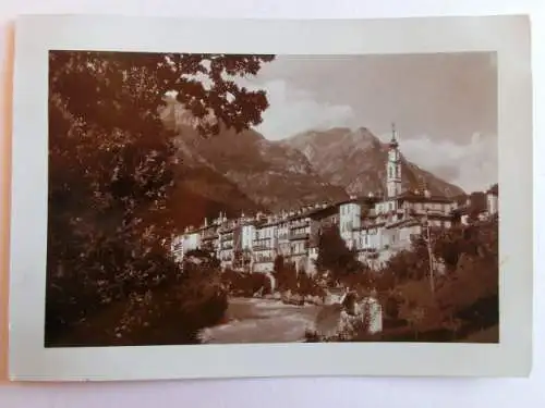 Alte AK Chiavenna Lungo il Mera 1934 [aN307]