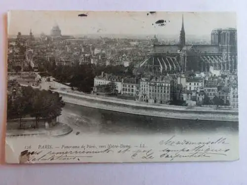 Alte AK Paris Panorama 1904 [aN310]