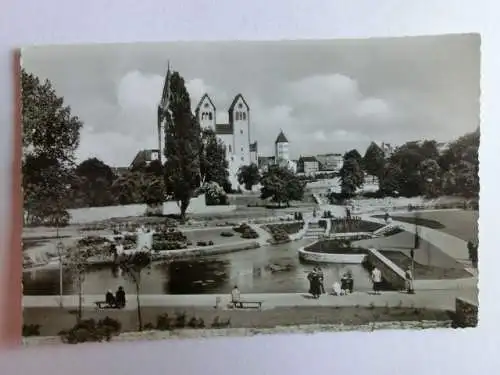 Alte AK Paderborn Anlagen b. d. Paderquellen [aN402]