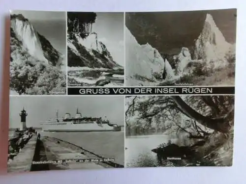 Alte AK Insel Rügen Mehrbildkarte [aN404]