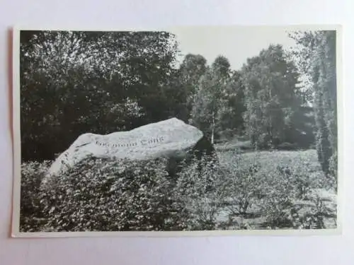 Alte AK Lüneburger Heide Hermann Löns Stein [aN419]