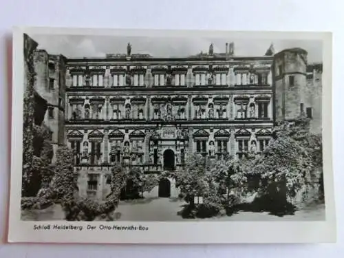 Alte AK Heidelberg Schloß Otto Heinrichsbau [aN452]