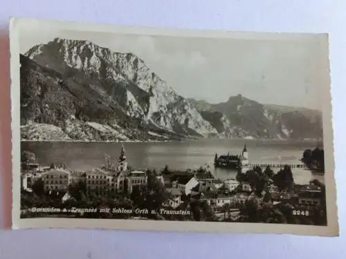 Alte AK Gmunden Traunsee Schloß Orth [aN453]