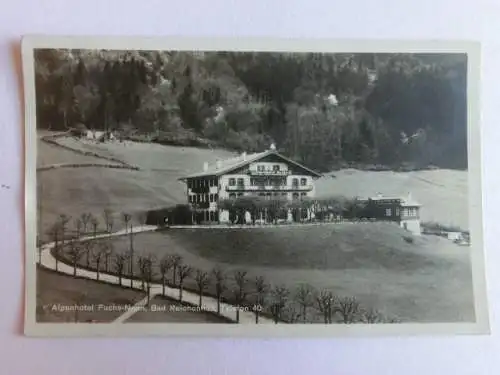 Alte AK Bad Reichenhall Alpenhotel Fuchs Nonn [aN476]