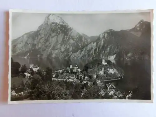 Alte AK Traunkirchen mit Traunstein [aN479]