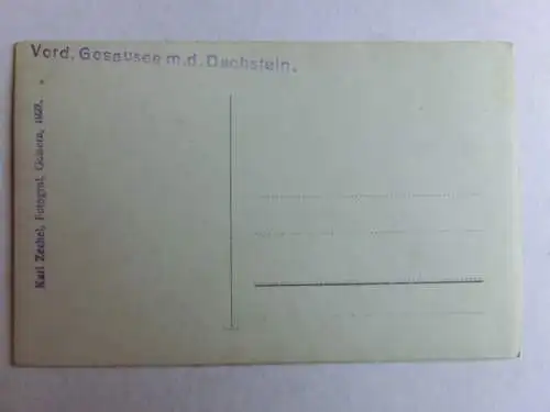 Alte AK Gosausee m. Dachstein Gosau Salzkammergut [aN516]