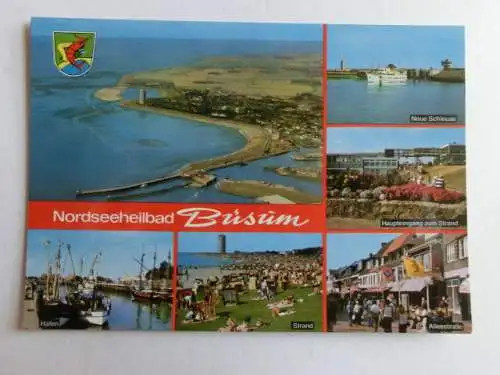 Alte AK Büsum Mehrbildkarte [aN542]
