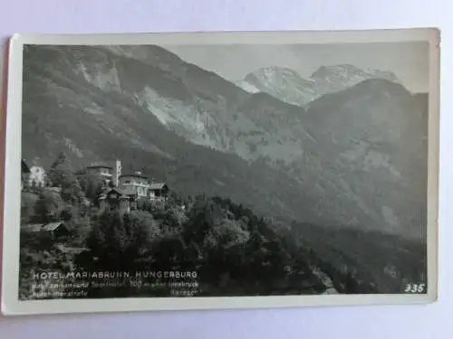 Alte AK Hotel Maria Brunn Hungerburg Innsbruck [aM848]