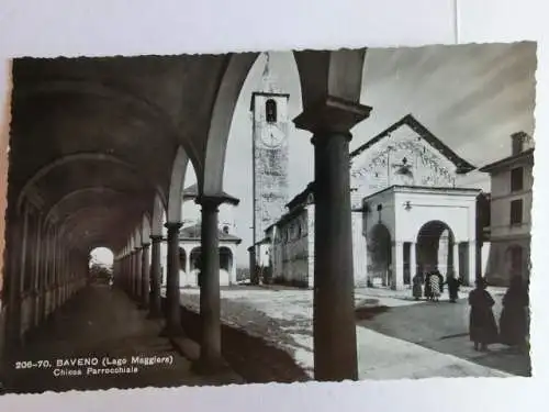 Alte AK Baveno Lago Maggiore Chiesa Parrocchiale [aM933]