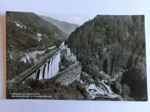 Alte AK Höllental Schwarzwald Ravennaviadukt [aL291]