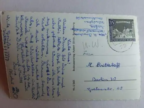 Alte AK Bodensee Insel Mainau [aL343]