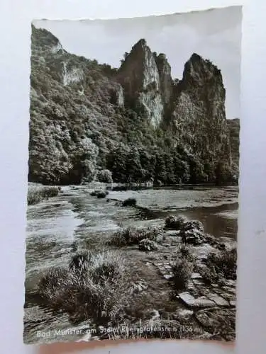 Alte AK Bad Münster am Stein Rheingrafenstein [aL344]