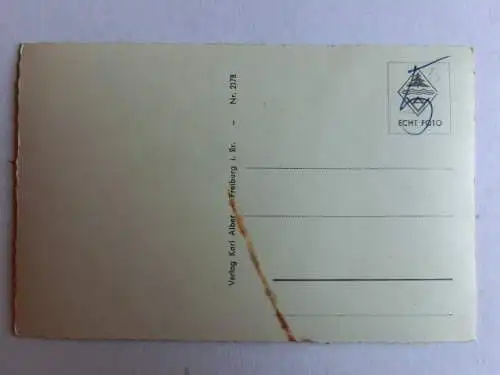 Alte AK Höllental Schwarzwald [aL346]