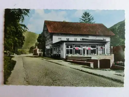 Alte AK Siebertal Waldhotel Zum Paradies Harz [aL356]