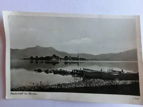 Alte AK Chiemsee Fraueninsel [aL375]
