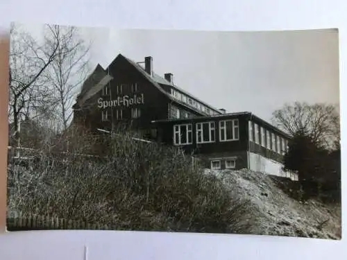 Alte AK Klingenthal Vogtland HO Sporthotel Waldgut [aL380]