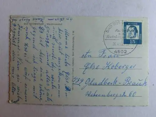 Alte AK Bad Rothefelde Weidtmanshof [aL396]