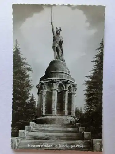 Alte AK Hermannsdenkmal Teutoburger Wald Detmold [aL399]