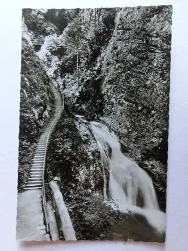 Alte AK Allerheiligen Schwarzwald Mittlerer Wasserfall [aL452]