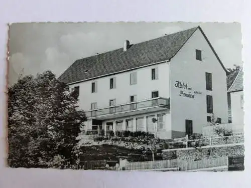 Alte AK Fürstenberg i. Waldeck Hotel und Pension A. Rudolf [aL491]