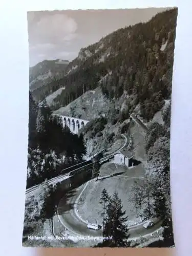 Alte AK Höllental mit Ravennabrücke Schwarzwald [aL517]