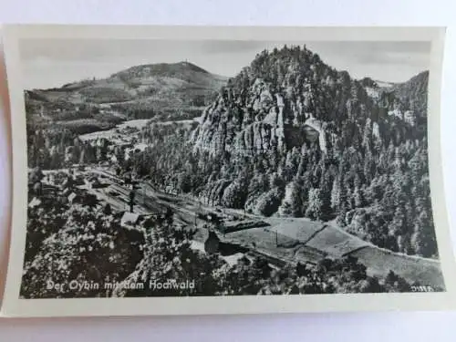 Alte AK Der Oybin mit Hochwald [aL24]