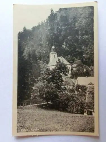 Alte AK Oybin Kirche [aL119]