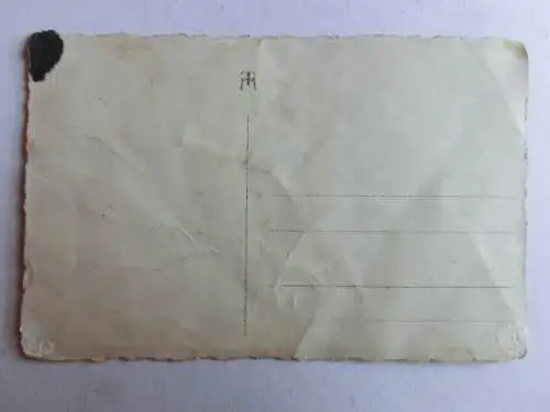 Alte AK Fotokarte 5 Männer (knitterig [aX1061]