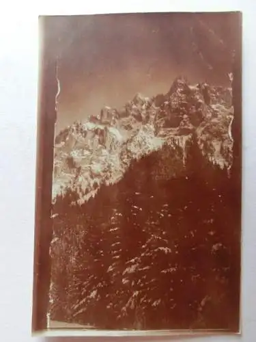 Alte AK Fotokarte Gebirge „Aus unserem Jagdrevier“ Jagd [aX1065]