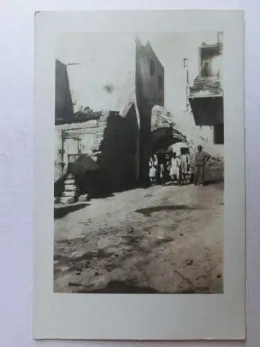 Alte AK Fotokarte Unbekannter Ort [aX1068]