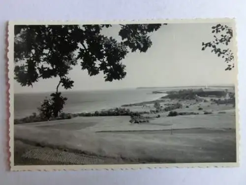 Alte AK Fotokarte Unbekannter Ort Ostsee??? [aX1070]