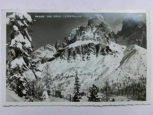 Alte AK Cortina D’Ampezzo Passo Tre Croci Cristallo [aT929]