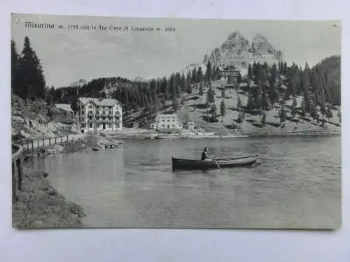 Alte AK Misurina Dolomiten (m. Löchlein) [aT930]